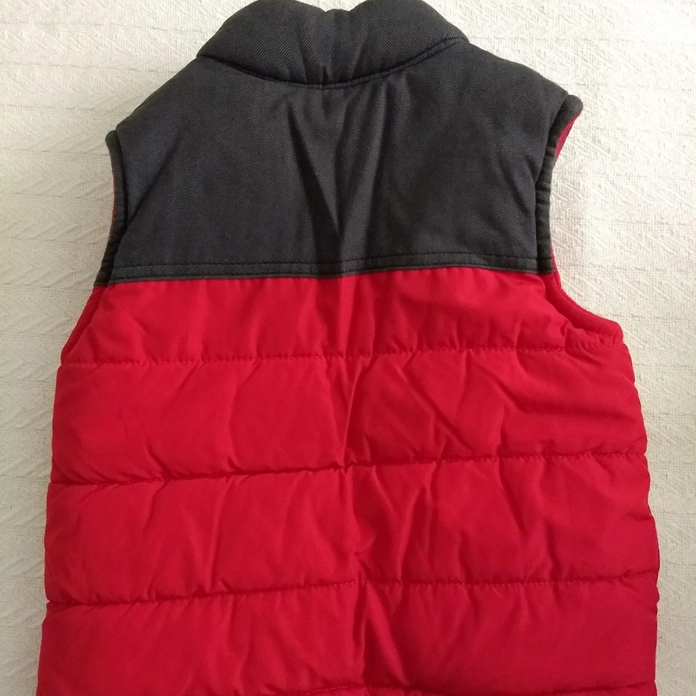Red Puffer Vest - Picture 2 of 4